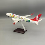 T'way Air Boeing 737-800 "Pokémon Jet TW" – 37 cm / 14.6 in – Voice-Activated LED Display Model