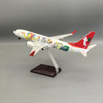 T'way Air Boeing 737-800 "Pokémon Jet TW" – 37 cm / 14.6 in – Voice-Activated LED Display Model - Thumbnail 5