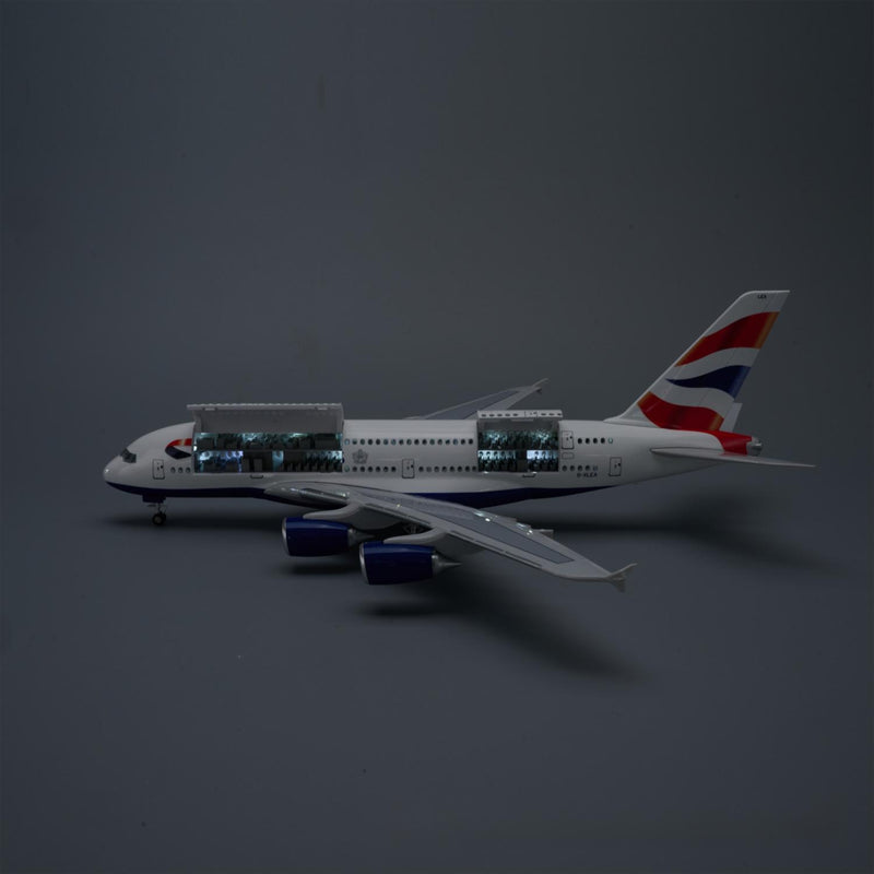 British Airways Airbus A380 1:160 – 45.5 cm / 17.9 in – Voice-Activated LED Lights - Image 15
