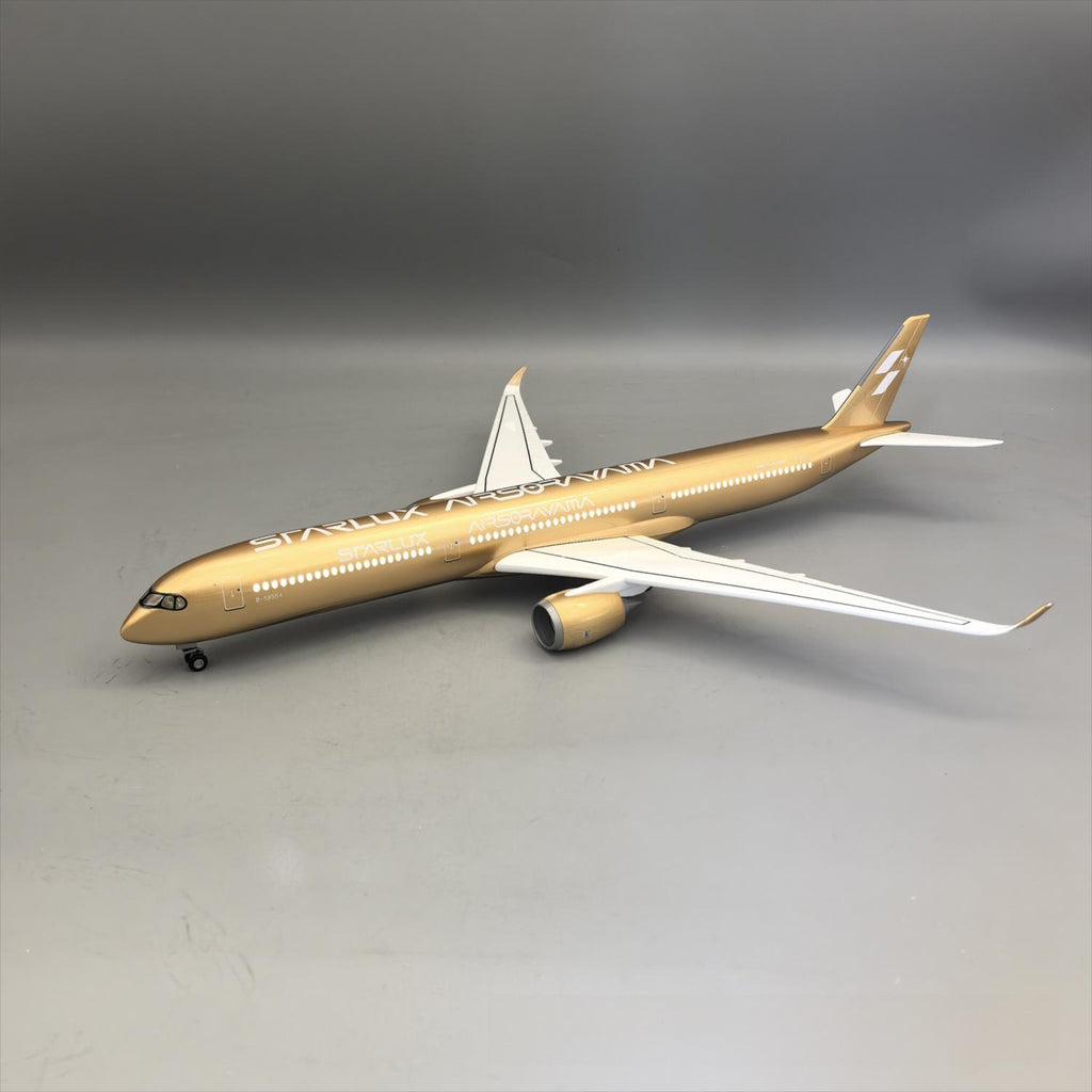 STARLUX Airlines Airbus A350-1000 "Empty Mountain Gold" Airplane Model — 1:157 Scale | 47cm / 18.5"