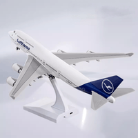 Boeing 747 de Lufthansa - 30 cm - 11,8 pulgadas - LED y sonido