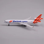 Side profile of the Martinair Cargo MD-11 model with landing gear down