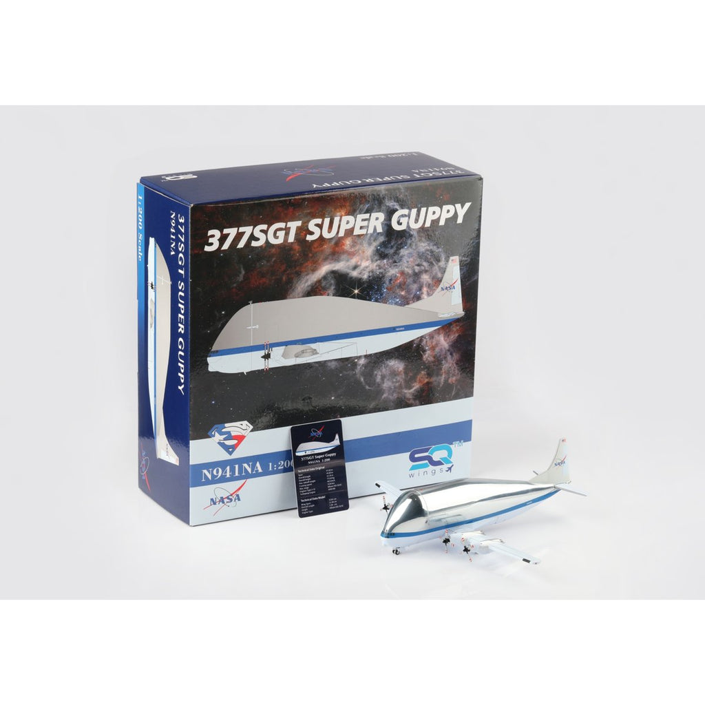 NASA 377SGT Super Guppy N941NA – Scale 1:200 – SQ Wings – 21.9 cm