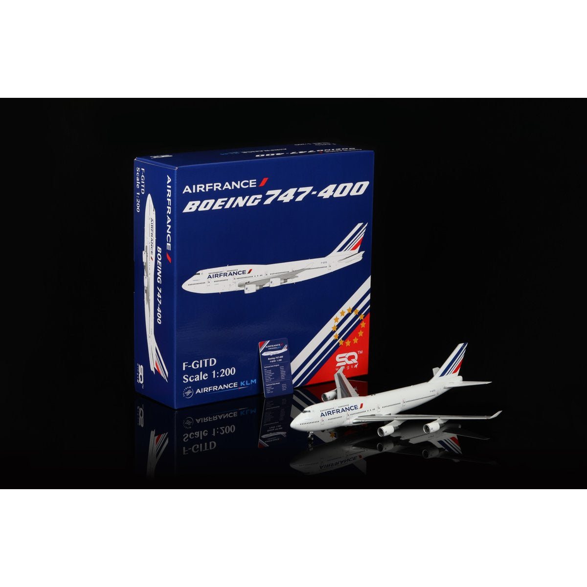 Air France Boeing 747-400 F-GITD – Scale 1:200 – SQ Wings