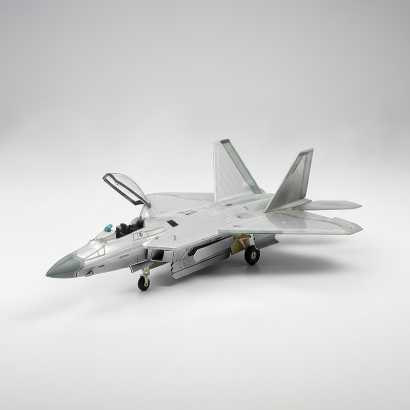 Caza furtivo U.S. Air Force F-22 Raptor 1:72 – 26.5 cm / 10.4 in – Maqueta Premium de Aleación Fundida a Presión y ABS - Image 3