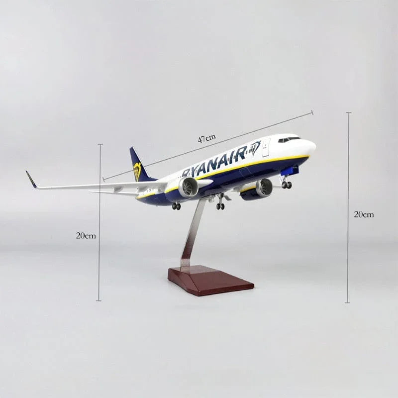 B737-800 Ryanair - Scale 1/80 - 47cm - 18.5 in - Airplane Model - Gallery 13