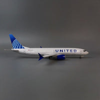 B737 Max United Airlines - Scale 1/80 - 47cm - 18.5 in - Airplane Model