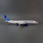 B737 Max United Airlines - Scale 1/80 - 47cm - 18.5 in - Airplane Model - Thumbnail 4