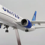 B737 Max United Airlines - Scale 1/80 - 47cm - 18.5 in - Airplane Model - Thumbnail 8