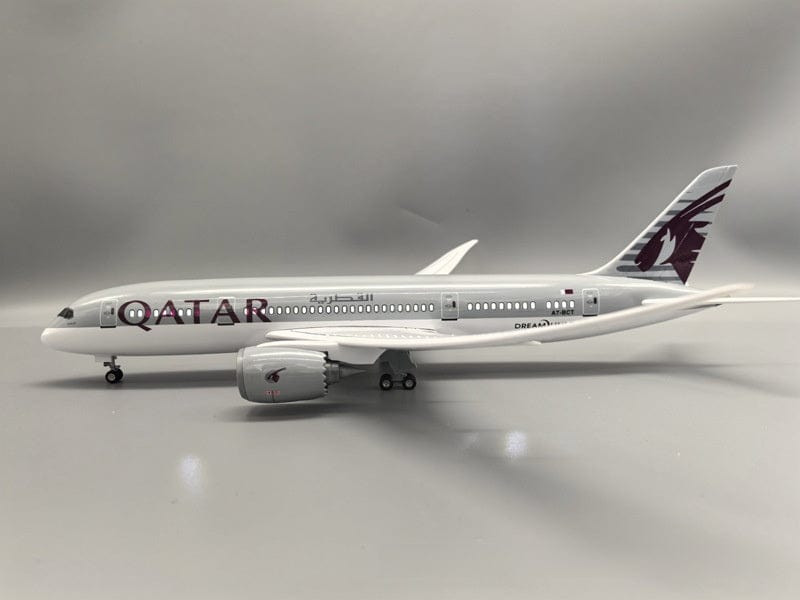 طائرة قطر B787 - مقياس 1/130 - 43 سم - 16.9 بوصة - نموذج طائرة