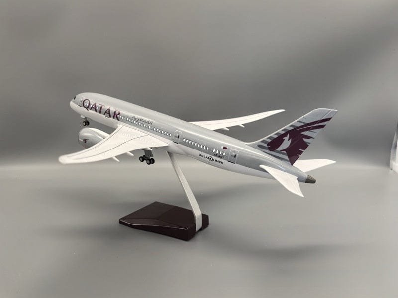 طائرة قطر B787 - مقياس 1/130 - 43 سم - 16.9 بوصة - نموذج طائرة
